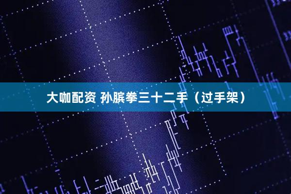 大咖配资 孙膑拳三十二手（过手架）