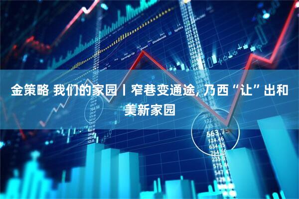 金策略 我们的家园丨窄巷变通途, 乃西“让”出和美新家园